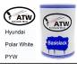 Preview: Hyundai, Polar White, PYW: 500ml Lackdose, von ATW Autoteile West.